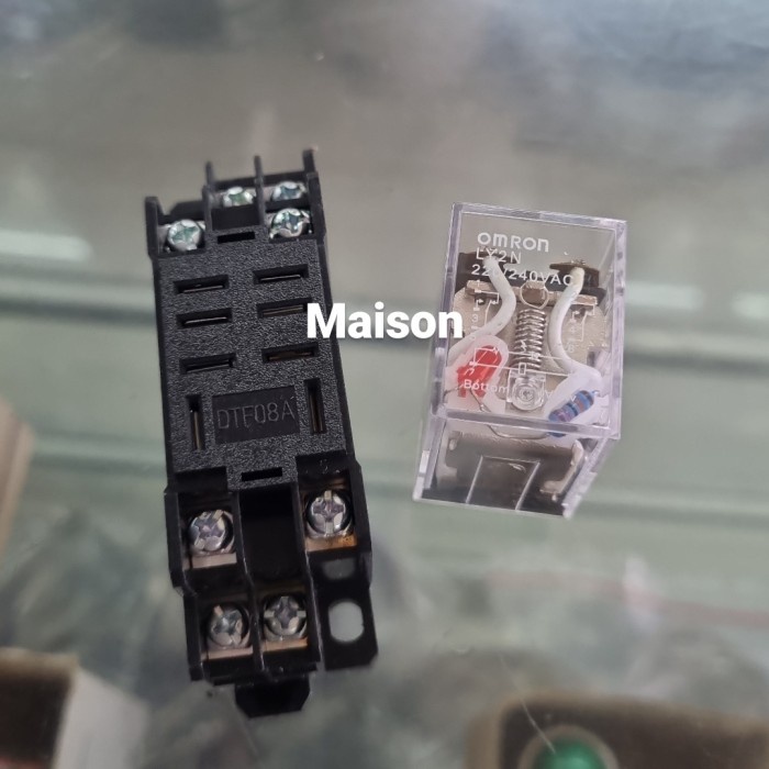 Jual Omron Relay LY2N 220VAC Ori jepang + socket Ly2n 220v ac Shopee