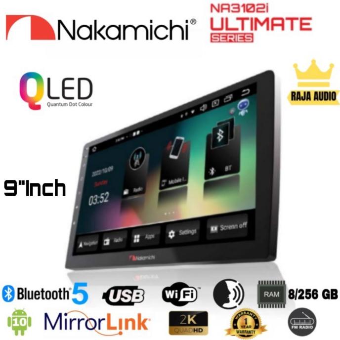 Jual Nakamichi Ultimate Na I Ram Gb Inch Headunit Android