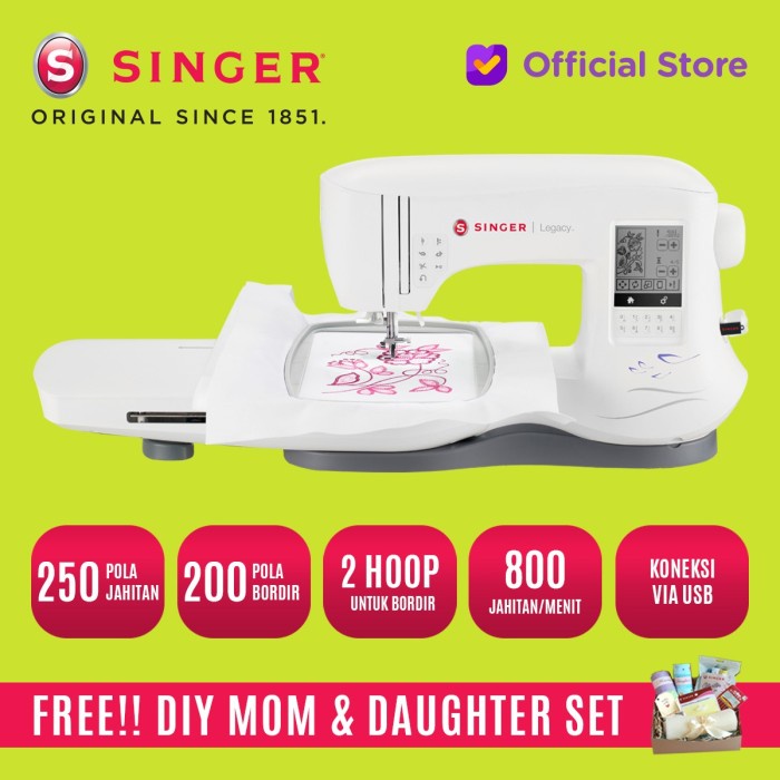 Jual Mesin Jahit dan Bordir SINGER Legacy SE 300 | Shopee Indonesia