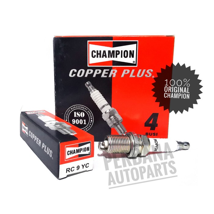 Jual Busi CHAMPION Copper Plus RC9YC Asli Original star nice | Shopee ...