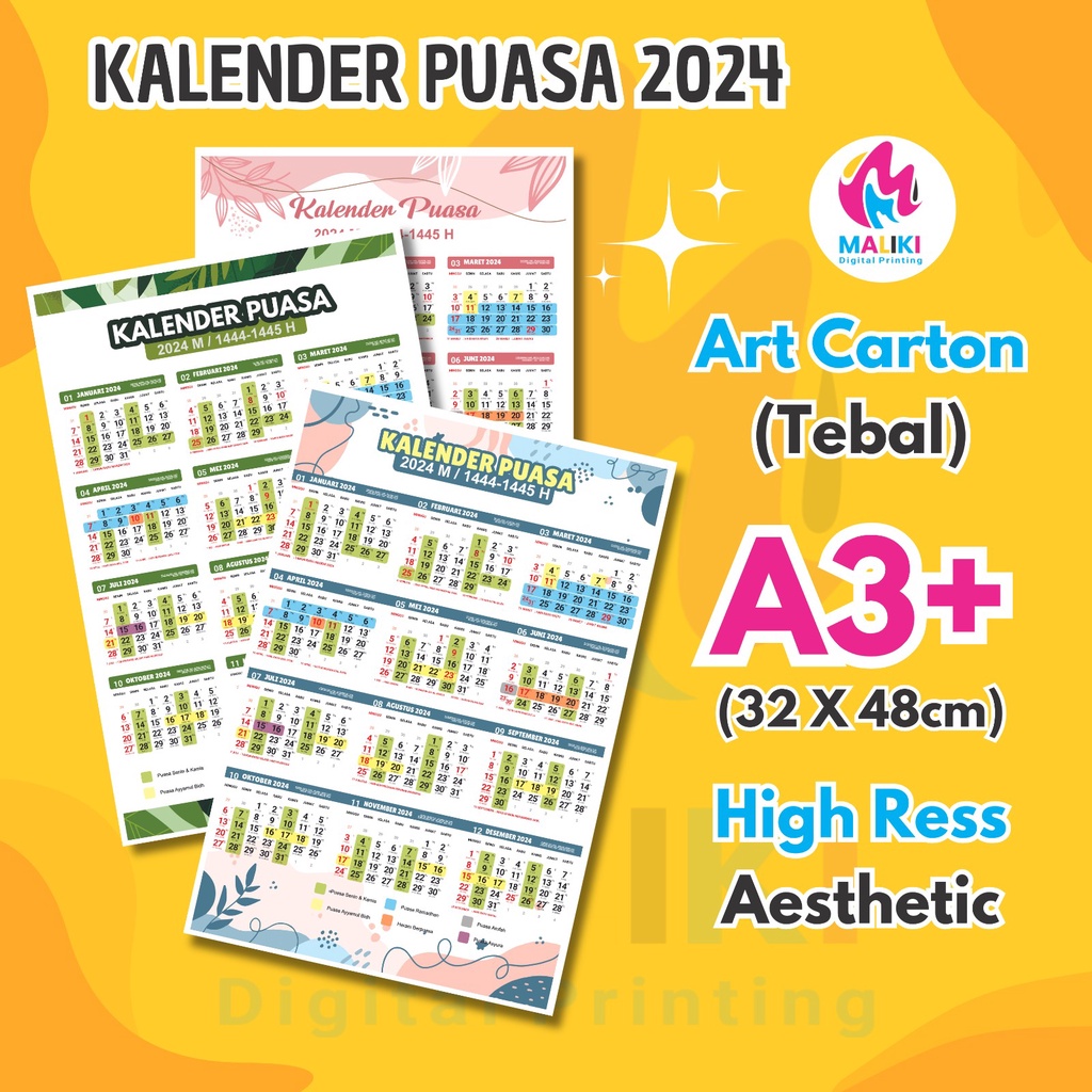 Jual KALENDER PUASA 2023 & 2024 Shopee Indonesia