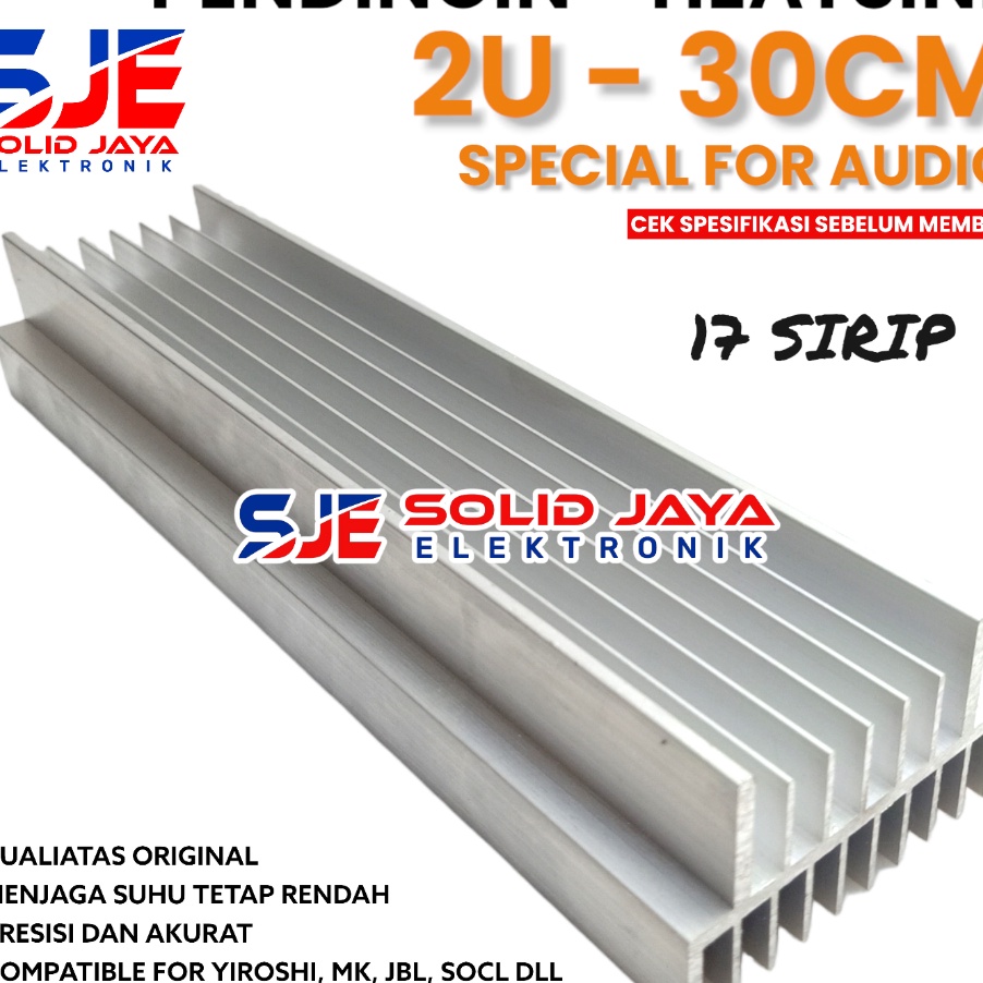 Jual Star Seller PENDINGIN HEATSINK 2U 30 CM MODEL 17 SIRIP YIROSHI