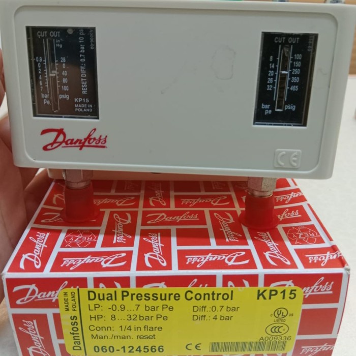 Jual danfoss pressure switch KP15 HPLP (MANUALMANUAL) Shopee Indonesia