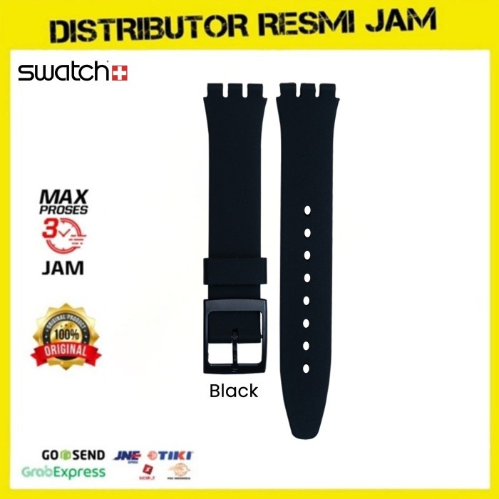 Jual Tali Jam Swatch Strap Swatch Rubber Strap Karet Silicone Mm Mm