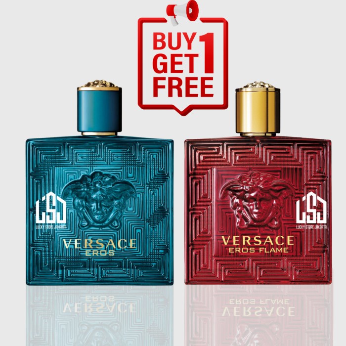 Jual Buy 1 Get 1 Free Parfum Versace Eros Versace Eros Flame Ori