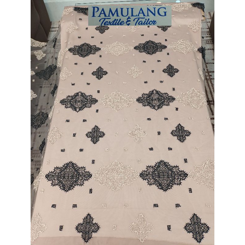 Jual Kain Tille Halus Motif Etnik Raya Harga Per Setengah Meter Cm