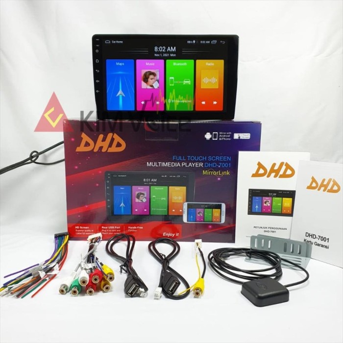 Jual Head Unit Android DHD 9 Inch 7 Double Din Tape TV Mobil GPS ...
