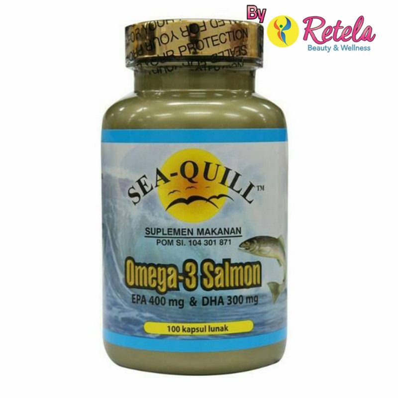 Jual Sea Quill Omega3 Salmon 1 Botol 100 Tablet Shopee Indonesia