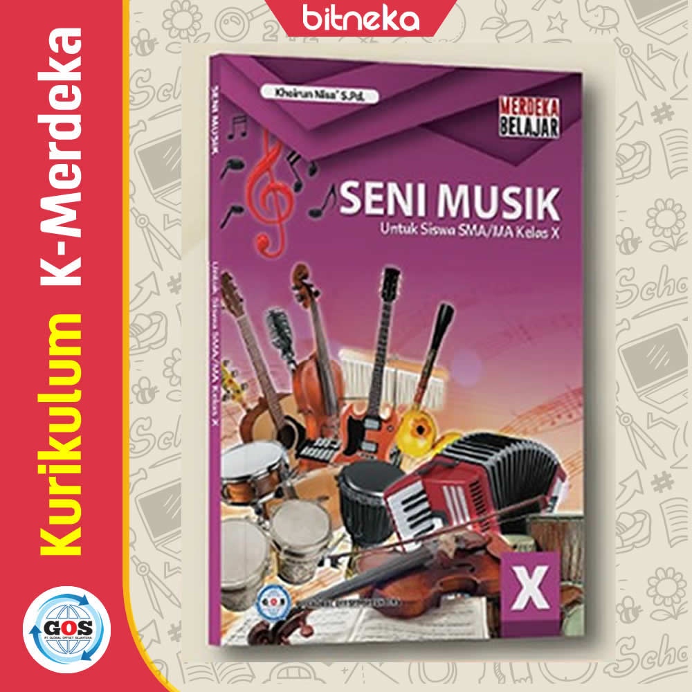 Jual Buku Siswa Seni Musik SMA/MA Kelas 10 Kurikulum Merdeka - GOS ...