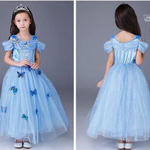 Jual Kostum Princess Cinderella Murah Baju Dress Pesta Anak Import