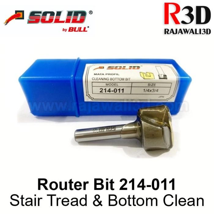 Jual Router Bit Mata Profil Solid 214-011 Stair Tread Bottom Double ...