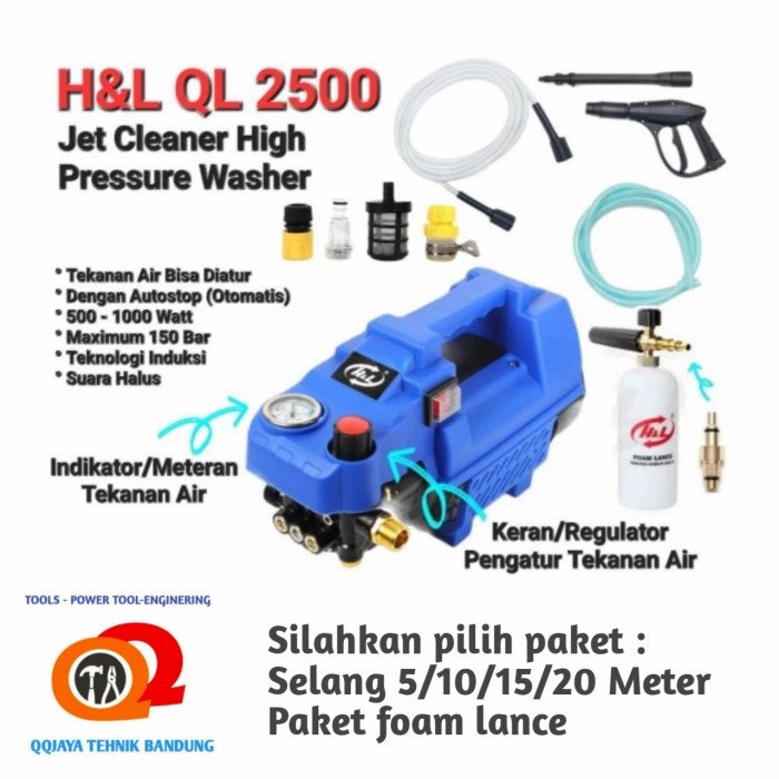 Jual Mesin Jet Cleaner High Pressure Cleaner Ql Bar H L