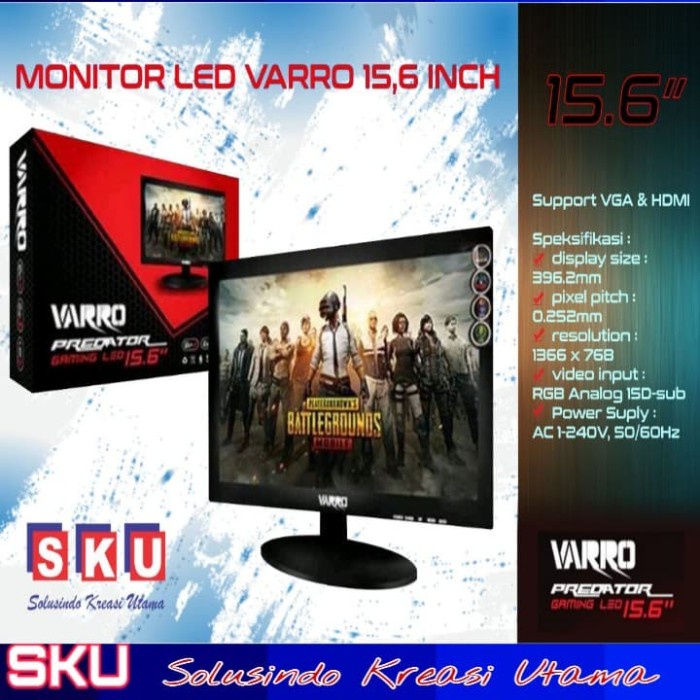 Jual LED VARRO 15,6 INCH GARANSI RESMI 1TAHUN | Shopee Indonesia