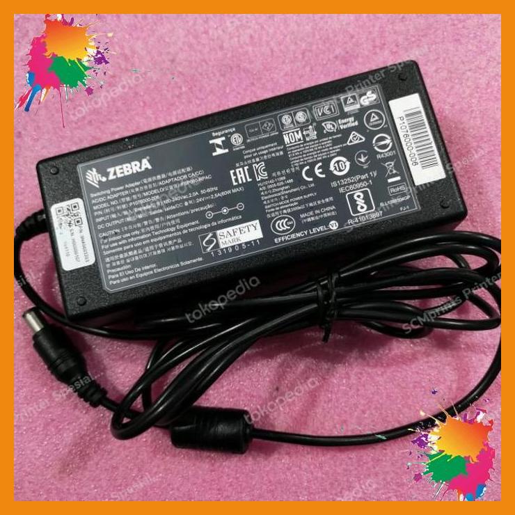 Jual adaptor power supply printer barcode zebra gt820 gk420 24 volt 3
