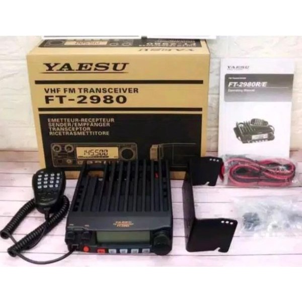 Jual Walkie Talkie Radio Rig Yaesu Ft 2980 2980r Ft2980 Ft 2980 Vhf Shopee Indonesia