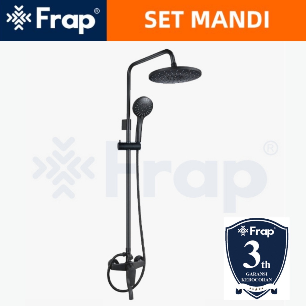 Jual FRAP F2429 Paket Lengkap Rain Shower Tiang Set Mandi Air Panas dan ...