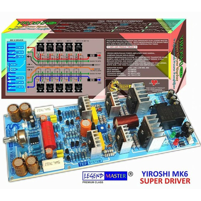 Jual LANGSUNG KIRIM KIT DRIVER YIROSHI MK 6 MK6 MK-6 SUPER DRIVER