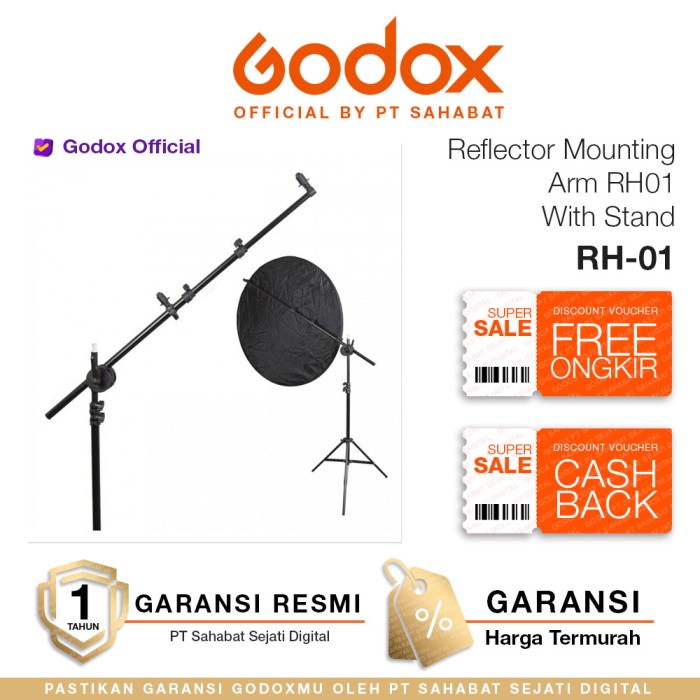 Jual Godox Reflector Mounting Arm RH01 | Shopee Indonesia