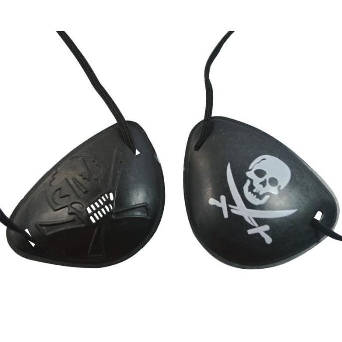 Jual New Pirate Eyepatch Captain Hook Penutup Mata Bajak Laut Halloween ...