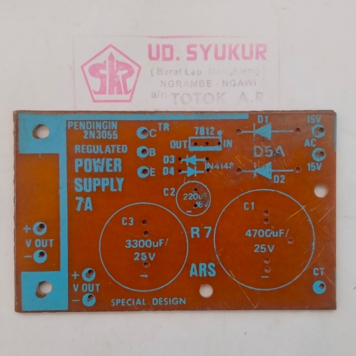 Jual PCB Power Supply Simetris (CT) 7A Special Design | Shopee Indonesia