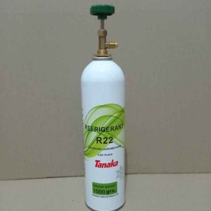 Jual Freon Refrigerant Ac Kaleng Botol Tanaka Tabung R22 Isi 1 Kg Can