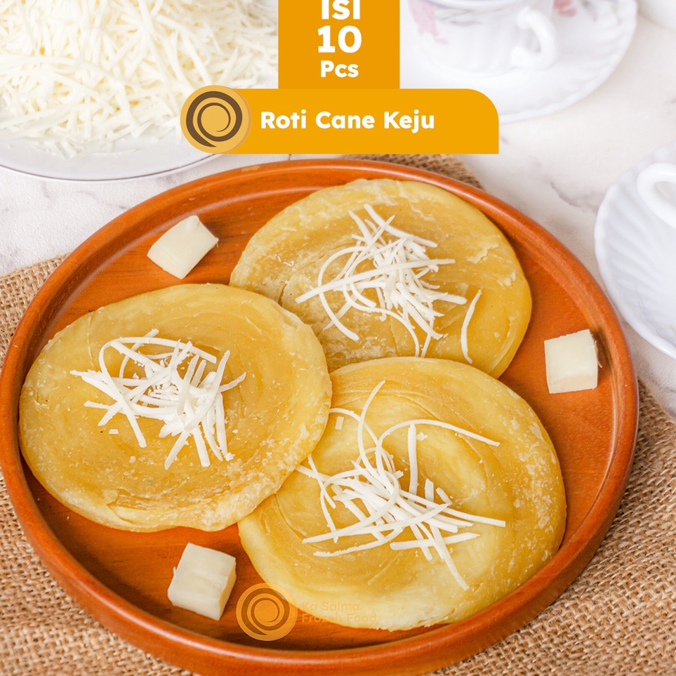 Jual SHOPEE MALL [ISI 10] Roti Cane Keju isi 10 / Roti Canai / Roti ...