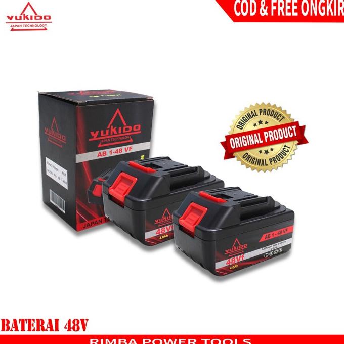 Jual Baterai Bor Cordless Impact Wrench Volt Li Ion Battery Vf Ah Shopee Indonesia