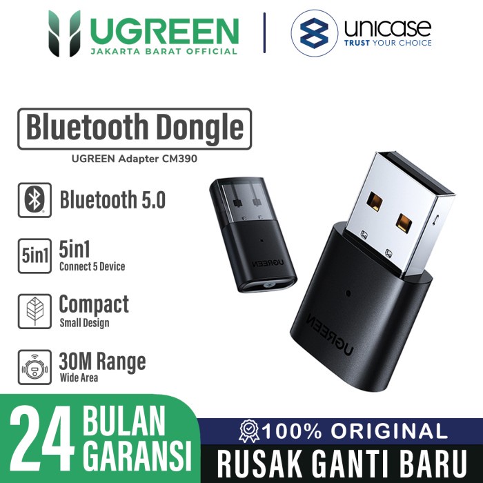 Jual Usb Bluetooth Dongle Ugreen Adapter Transmiter Pc Wireless Small Shopee Indonesia