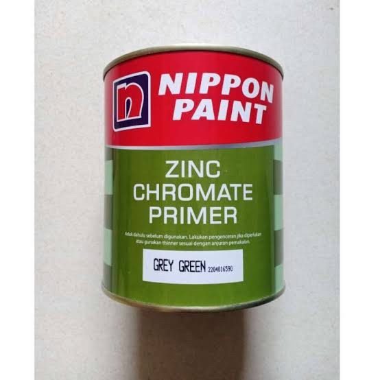 Jual Nippon zinc chromate primer cat dasar meni besi hijau 5kg 5 kg