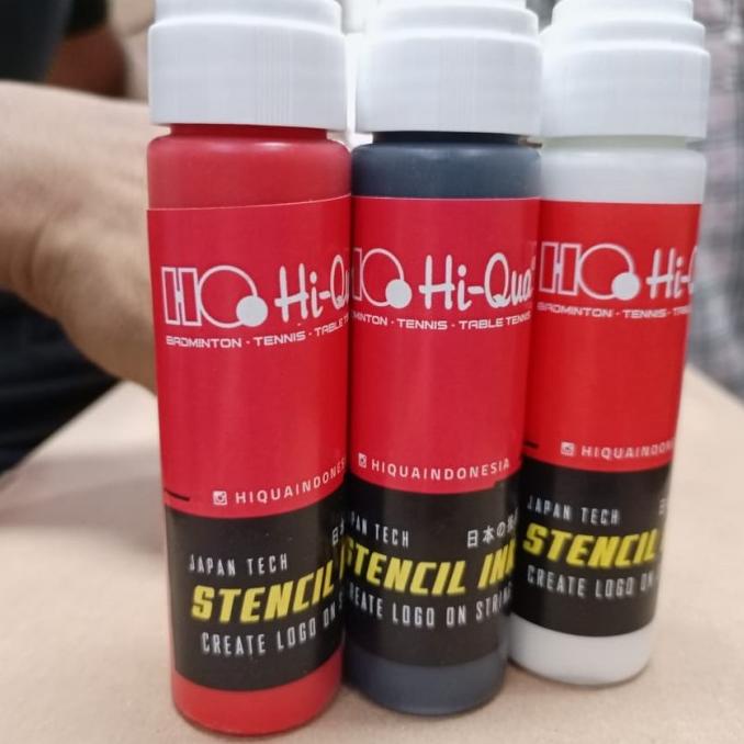 Jual Tinta Senar Raket / Stencil Ink Badminton Hiqua Original Terbaru