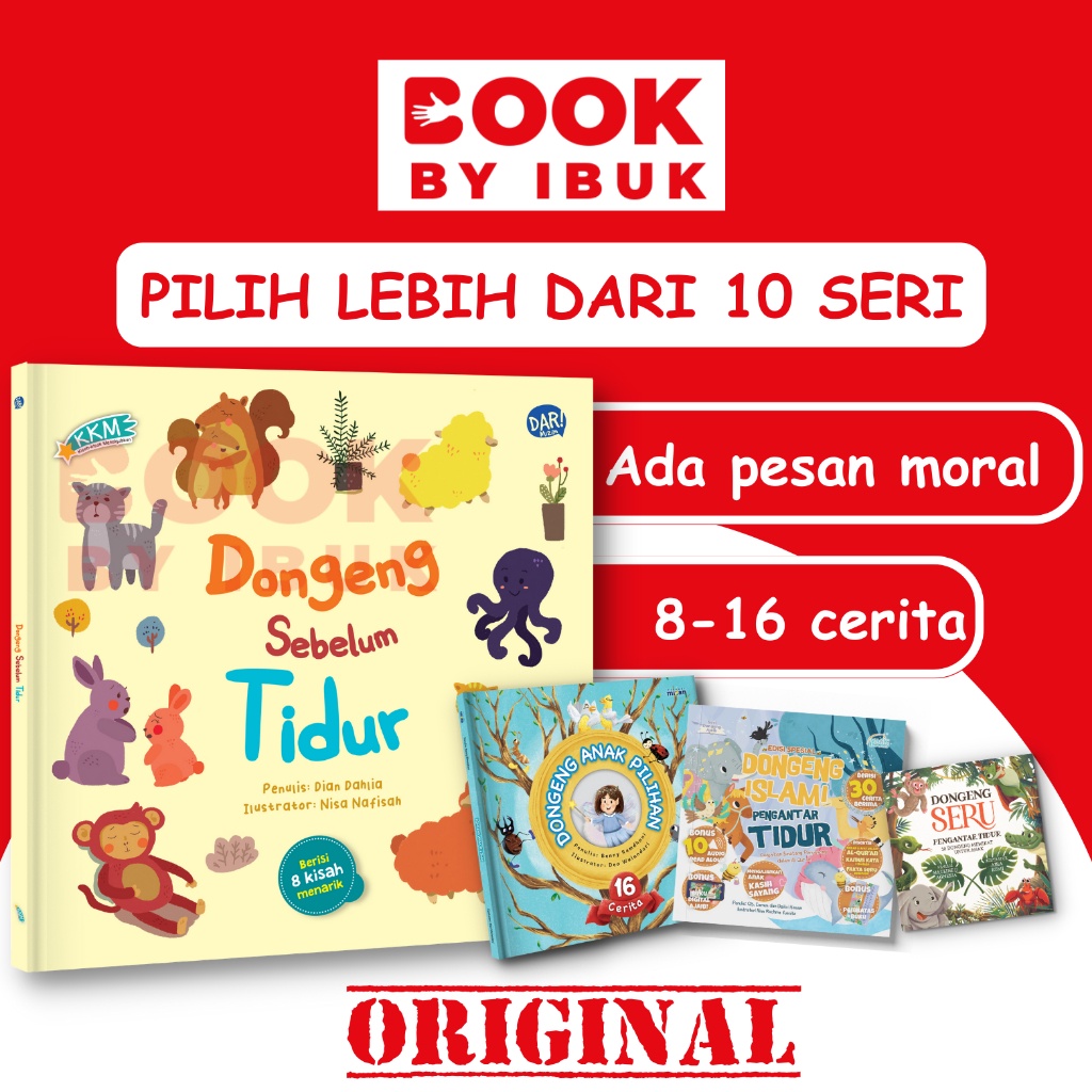 Jual Buku Cerita Dongeng Sebelum Tidur, Buku Cerita Pengantar Tidur ...