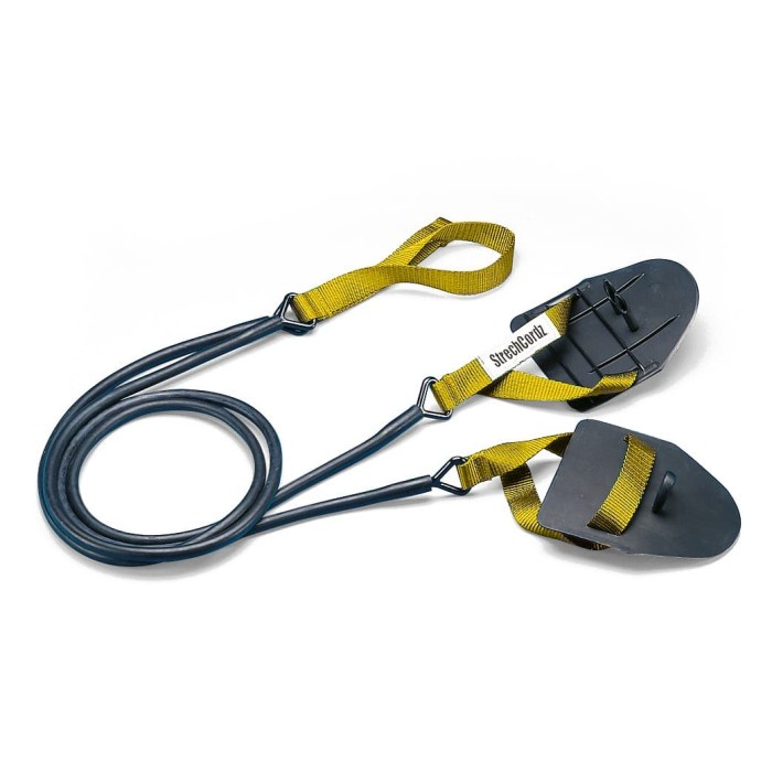 SuperStroke StrechCordz With Paddles - Dryland Swim Training Resistance Bands