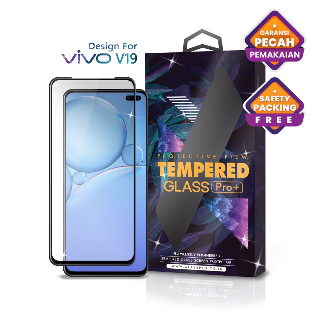 Jual Glass Pro Tempered Glass Vivo V19 Full Cover Premium Shopee Indonesia 0285