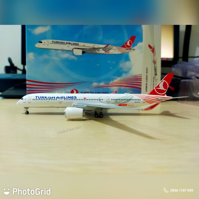 Jual ✨New Turkish Airlines A350-900 Tc-Lgh Phoenix 1:400