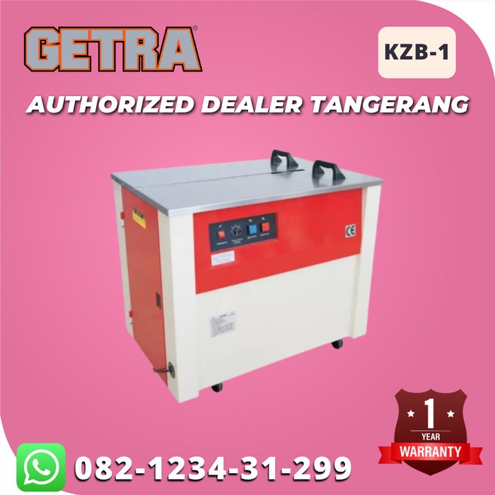 Jual STRAPPING MACHINE GETRA KZB1 / MESIN PENGIKAT TALI OTOMATIS