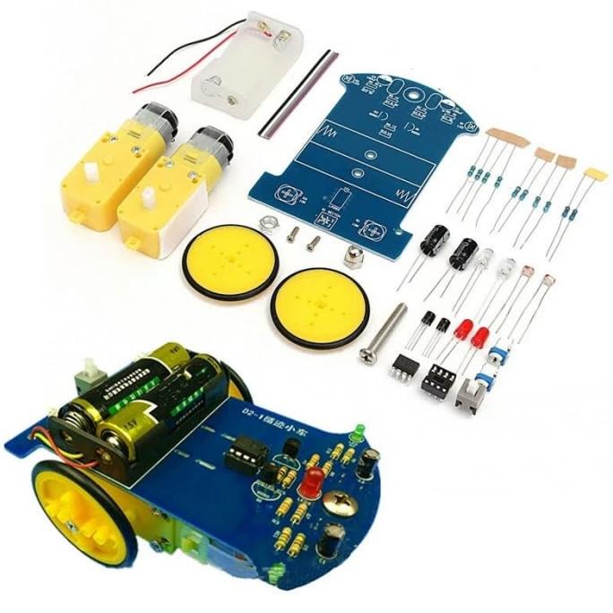 Jual +%+%+%] DIY KIT LINE FOLLOWER LINE TRACER ANALOG D2-1 Tracking ...