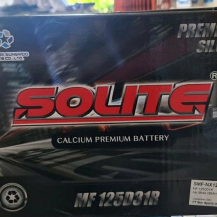 Jual AKI SOLITE 125D31R 95D31R SOLITE MF AKI 95AH AKI MF | Shopee Indonesia