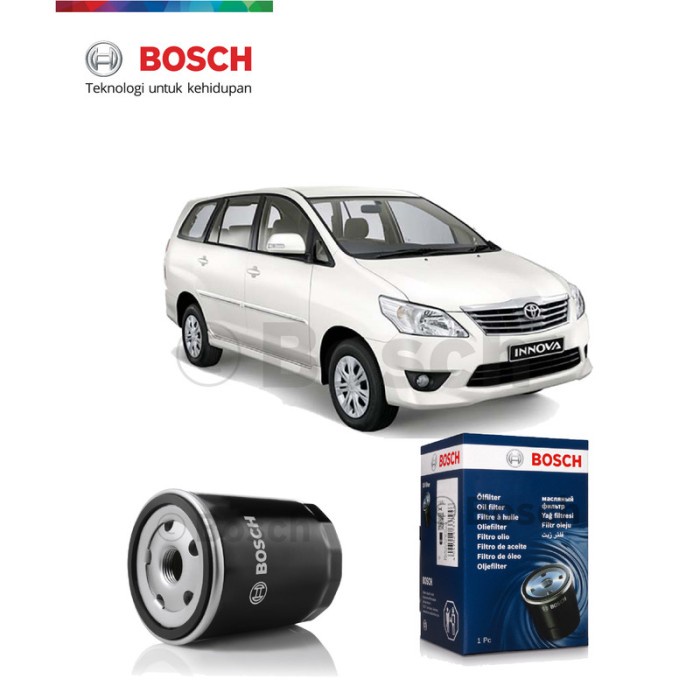 Jual Filter Oli / Oil Filter Bosch Toyota Innova 2.5 Diesel 2004 - 2015 ...