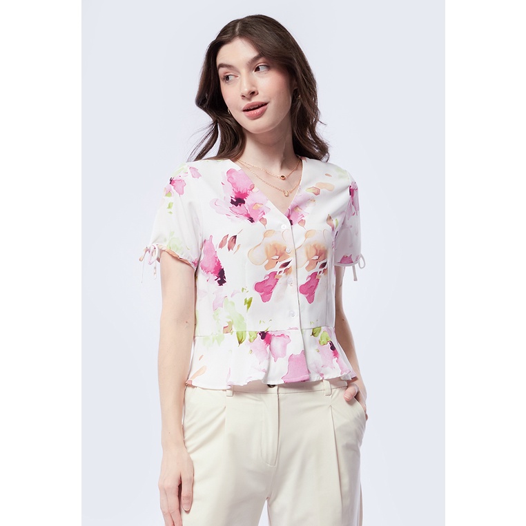Fabrosanz: Executive Elegance Peplum Top