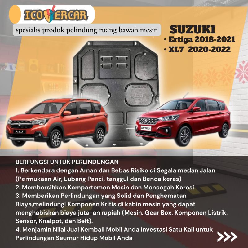 Jual cover engine cover deck Suzuki all new ertiga dan XL7 Shopee