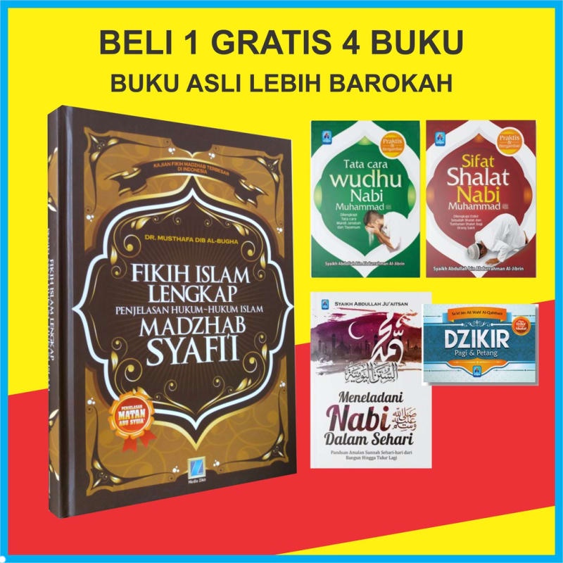 Jual (Buku Keren) Fikih Islam Lengkap Madzhab Syafii BONUS 4 Buku Sifat ...