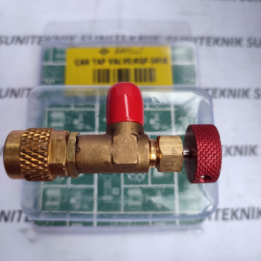Jual CAN TAP VALVE NEPEL ADAPTER R 22 / R 410 - ADAPTER FREON 341 ...