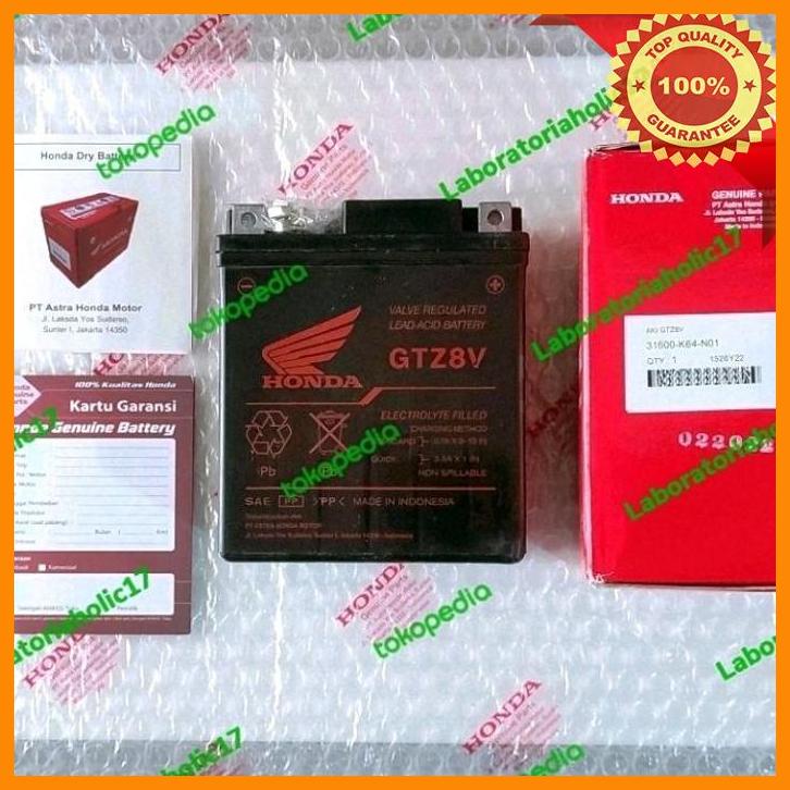 Jual (LABO) ACCU BATTERY AKI GSGTZ8V ORIGINAL HONDA CBR250RR 31500K64