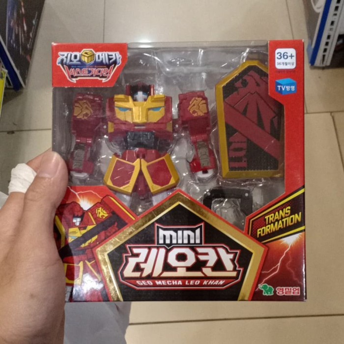 Jual COD Mini Geo Mecha Leo Khan Transformers Transformer Raptor ...