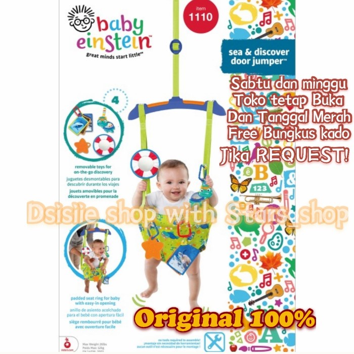 Baby einstein sea and discover door jumper on sale