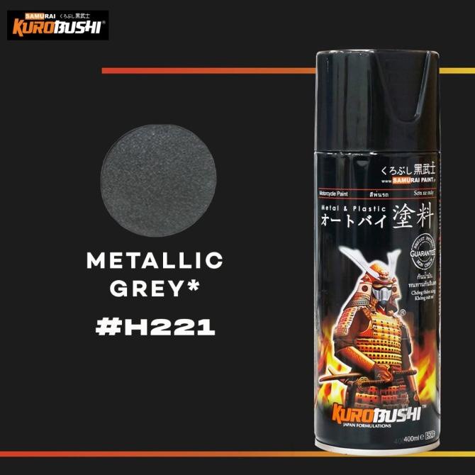 Jual Samuraipaint, Metallic Grey H221 Cat Aerosol Kualitas Kompresor ...