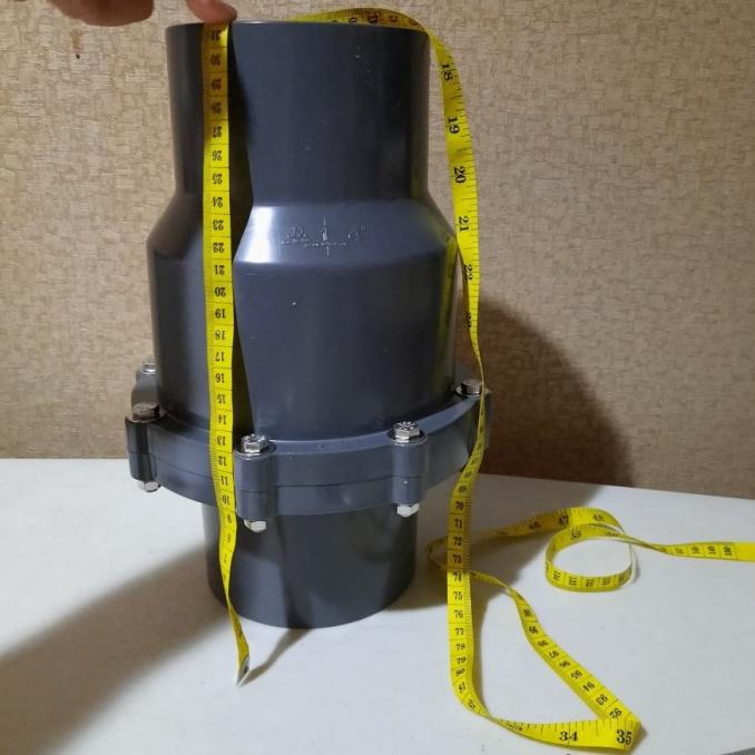 Jual Swing Check Valve 4 Inch Pvc Kdj Tabok 4 Dem Polos Taiwan | Shopee ...