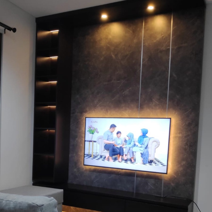 Jual Backdrop Tv Minimalis Custom Multiplex | Shopee Indonesia