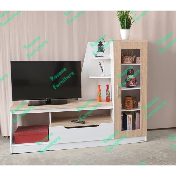 Jual Meja Buffet Rak Tv Lvr 130 Kaca Expedisi Shopee Indonesia