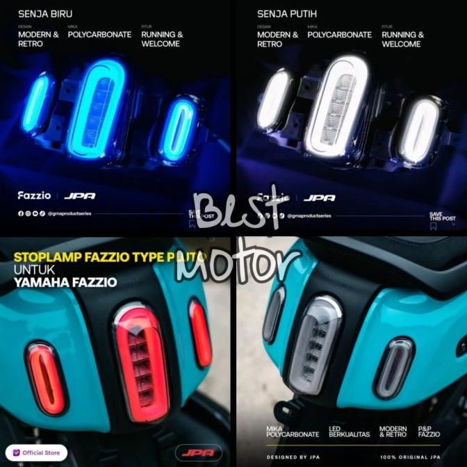 Jual Lampu Stoplamp Led Jpa Original Yamaha Fazzio Tipe Pluto Plus Sein Shopee Indonesia